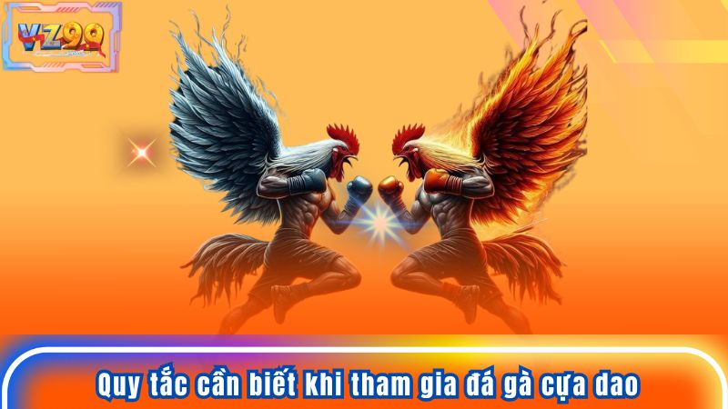 Quy tắc cần biết khi tham gia đá gà cựa dao